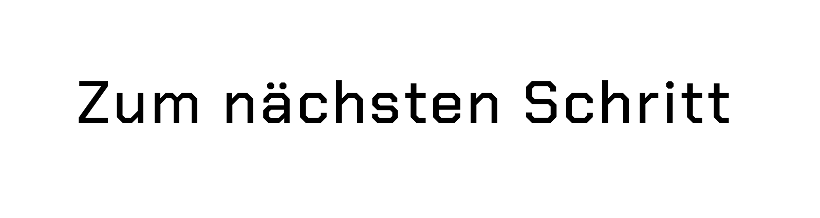 zum nächsten Schritt